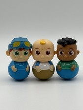 CoComelon Wobble Toy Figures Wobbly Colorful Chunky 2022 Lot Of 3