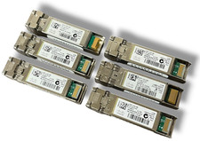 LOT OF 6 Genuine Cisco SFP-10G-SR 10-2415-03 10 Gigabit Transceiver - TESTED