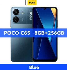 Xiaomi POCO C65 4G 6.74" Android Dual SIM (Black, Blue, Purple/8+256GB/Unlocked)