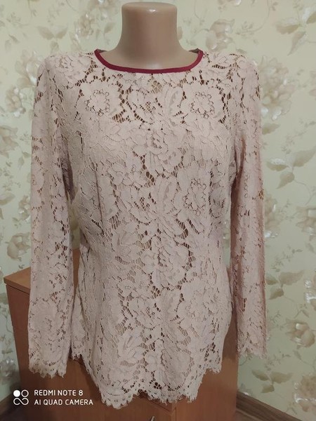 Women Boden Shirt Beige Polyamide S