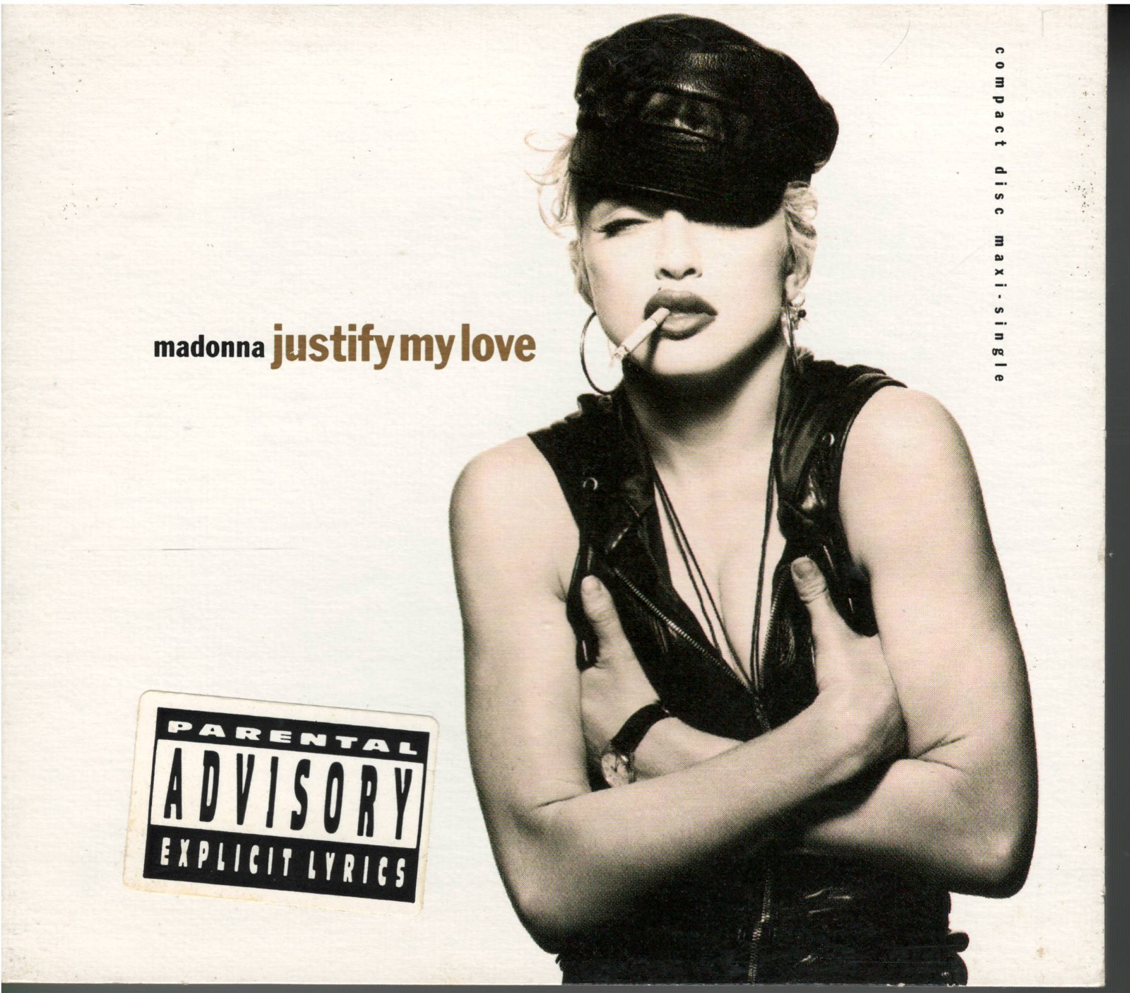 Madonna - Justify My Love CD Maxi Single (1990) Sire 9 21820-2 Like New!