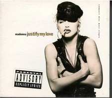 Madonna - Justify My Love CD Maxi Single (1990) Sire 9 21820-2 Like New!