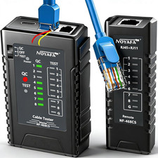NF-468CS Network Cable Tester Ethernet Cable Wire Tester with Continuity Test fo