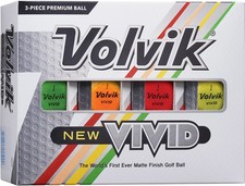 Vivid Golf Balls Matte Assorted Dozen