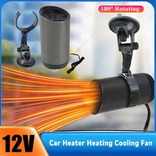 2 in 1 12V 150w Suction Cup Car Heater Windshield Defrost Defogger Car Heat Cool
