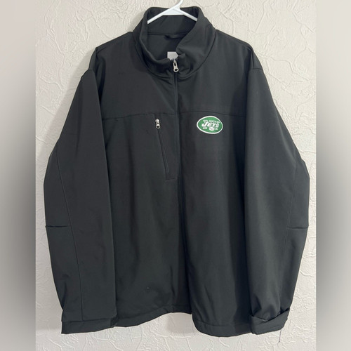 New York Jets Men's Size XXL 2XL WATERPROOF Soft Shell Jacket MSRP $129 CLEAN - Picture 1 of 8