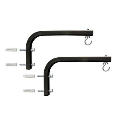 AKZLB10B 10 Inch Universal Projector Screen LBracket Mount Extension Hooks
