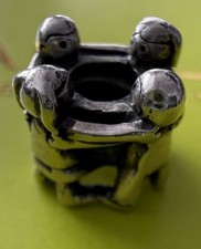 Rare Vintage Retired Chamilia Sterling Silver Family Link Arms Bead Charm.