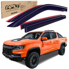APILT Outside-Mount Rain Guards Window Visors for 2015-2022 Chevrolet Colorado C
