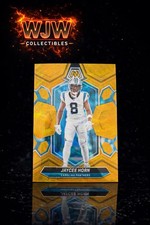 2024 Panini Mosaic Jaycee Horn GOLD WAVE /17 #35 Carolina Panthers SSP