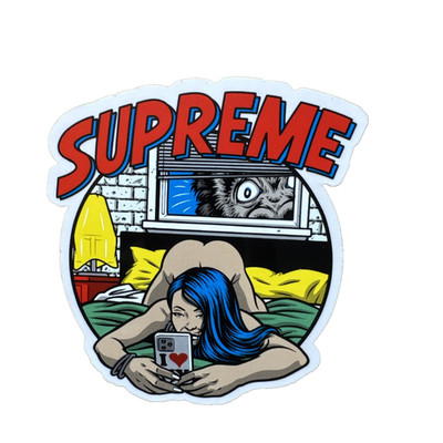 Supreme Sticker Aufkleber Bedroom Sean Cliver Neu New Orignal