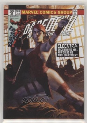 2020 Upper Deck Marvel Masterpieces Level 2 What If? 635/999 Elektra #39 07z4