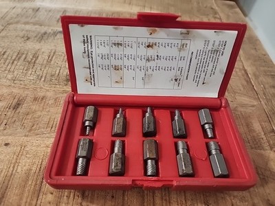 Matco Tools SEXS10 10 piece Hexagonal Head Multi Spline Screw Extractor Set