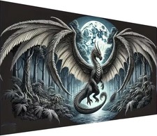 Fantasy Dragon 5D Diamond Painting Kits for Adults, animal Landscape Diamond Mos