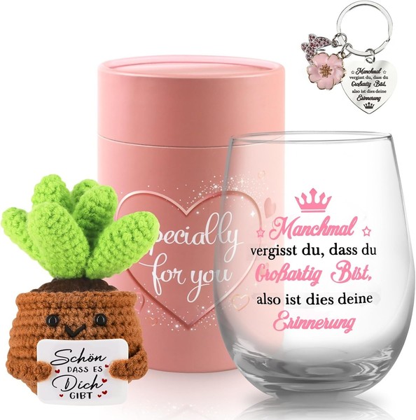 Weinglas 550Ml Personalisierte Geschenke FüR Freundin Geburtstag DankeschöN-image