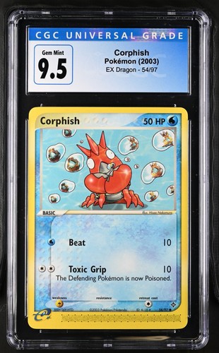 Corphish graded CGC 9.5 for sale on eBay