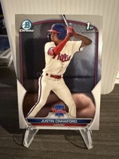 Justin Crawford 2023 1st Bowman Chrome Prospects Phillies #BCP-3