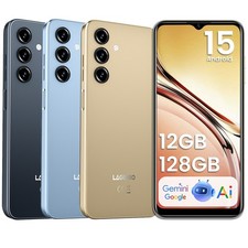 LAGENIO A10 Pro 6.52” Unlocked Smartphone 128GB 90Hz 4G Android 15 Mobile Phone