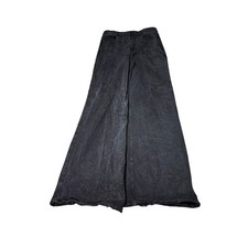 Good American Good Waist Palazzo Jeans Black Acid Wash Wide Leg Women 10/30 L34