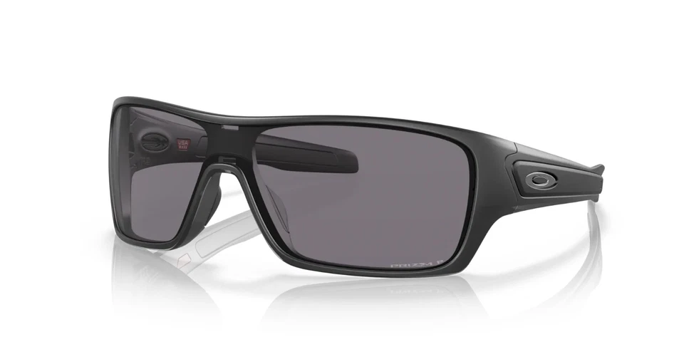 Gafas de sol Oakley Turbine Rotor polarizadas OO9307-2832 negro mate con gris PRIZM