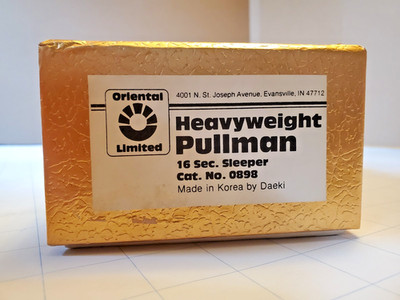 Oriental Limited Heavyweight Pullman 16 Section Sleeper - Calalog #0898