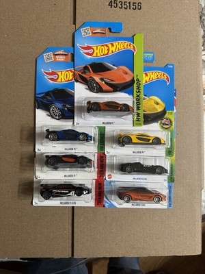 HOT WHEELS McLAREN  ( P1 & F1 Gtr & 7205 & Elva)  Lot Of 7