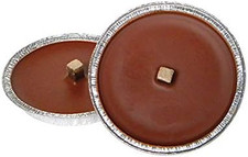 - Fiaccola in Alluminio - Diametro 17 Cm - Colore Rosso - Durata 7.5 Ore- Ideale