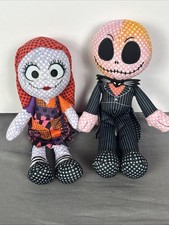 The Nightmare Before Christmas Jack Skellington  Sally 9" Plush Toys Just Play