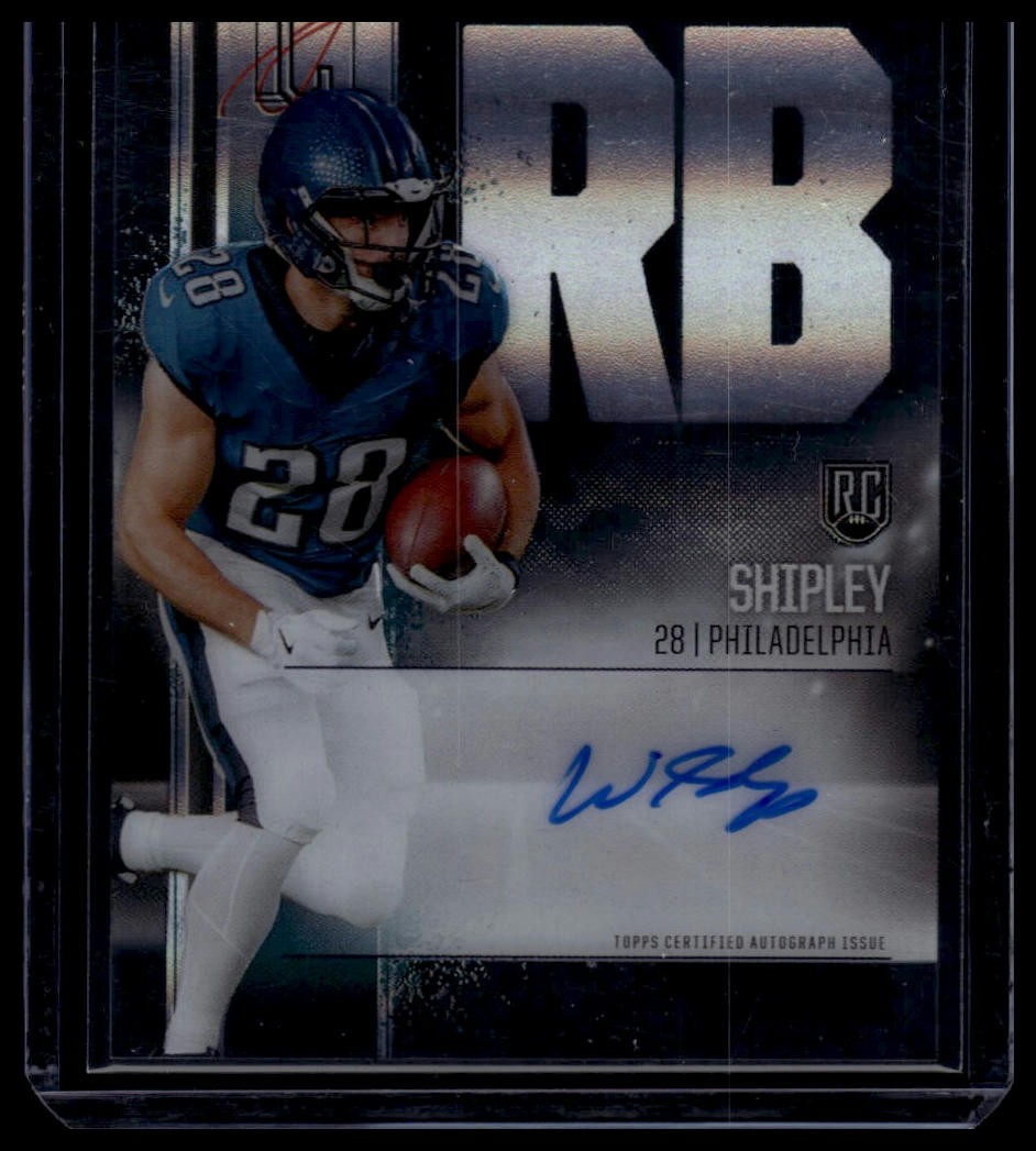 Will Shipley Topps Signature Class Rookie Class Crystal Clear Autographs #RCCWS Base