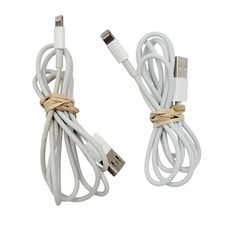 2 PACK Genuine OEM Apple iPhone Lightning to USB Cable Charger Cord 3FT Original
