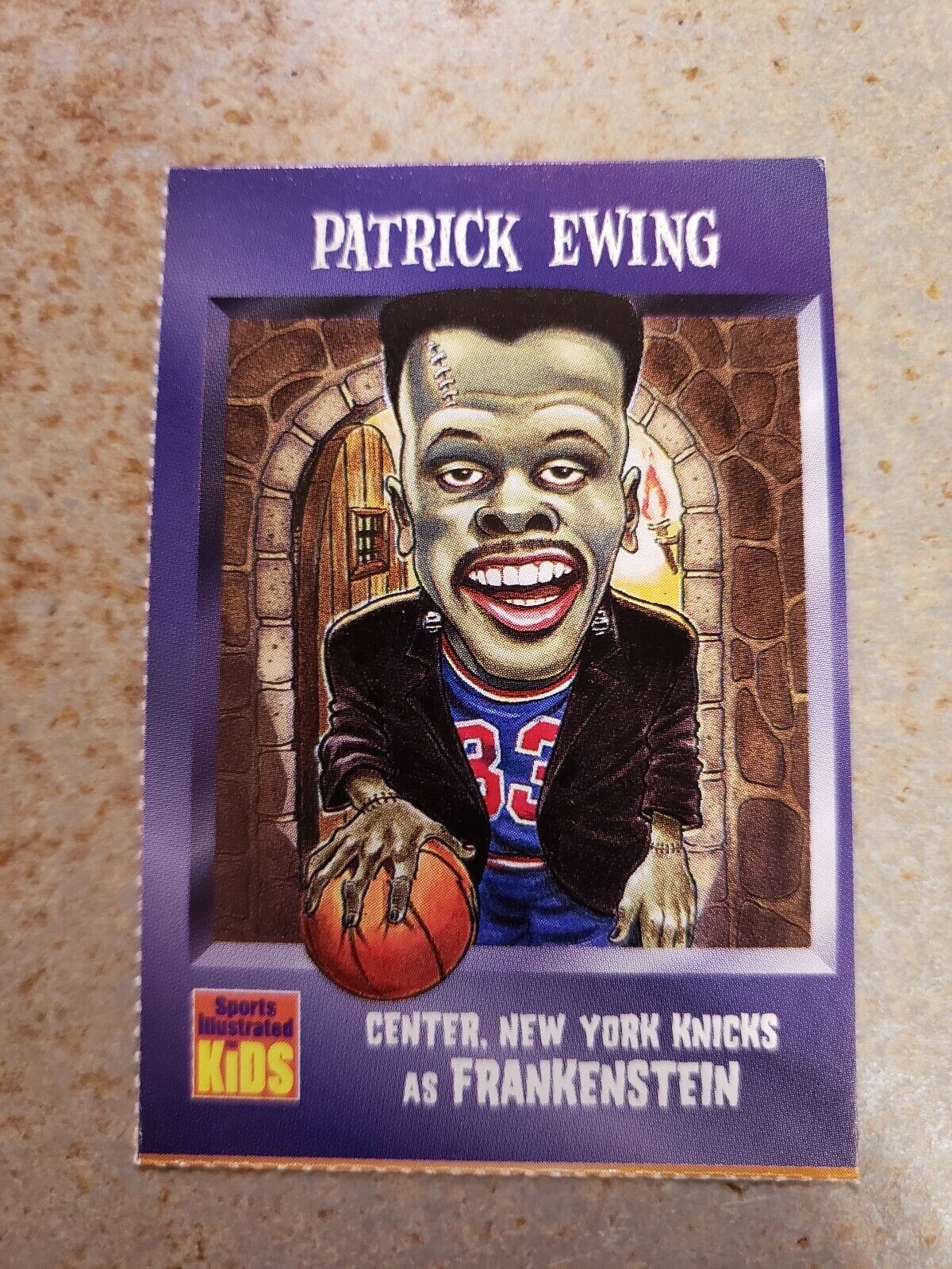 Patrick Ewing Frankenstein #622 NBA Sports Illustrated for Kids SI For Kids