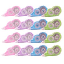 Correction Tape Roller 16 Pcs 39.4 Ft Bulk 4 Colors for School Office Home