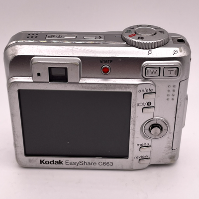 【美品】Kodak EasyShare C663 Kodak EasyShare C663 6.1MP Digital Camera – Silver – No Power On