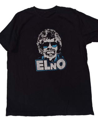 ELO  ELnO  Jeff Lynn Silhouette Black T-Shirt - Electric Light Orchestra Band XL