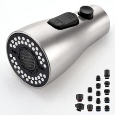 Kitchen Faucet Sprayer Head Replacement - Pull Down Brushed Nickel