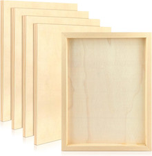 5 Pack 11X14 Inch Wood Panel Boards, Unfinished Wood Canvas Panels for Crafts, P
