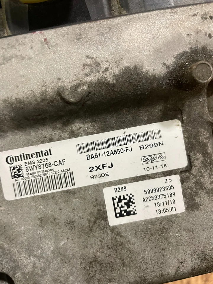 2011 Ford Fiesta Engine Control Module Unit Ecu Ecm U9144 DG - Image 4 of 4