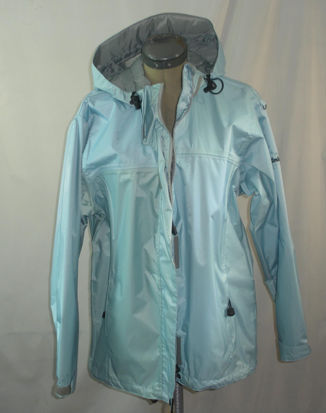 Bimini Bay W51617B-S Ladies Boca Grande Waterproof Jacket Small Color Lt Blue