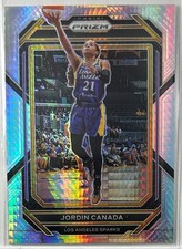 2023 Panini Prizm WNBA #63 Jordin Canada Hyper Prizm Los Angeles Sparks