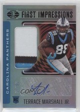 2021 Panini Illusions Trophy Collection Black 17/50 Terrace Marshall Jr Auto xr1