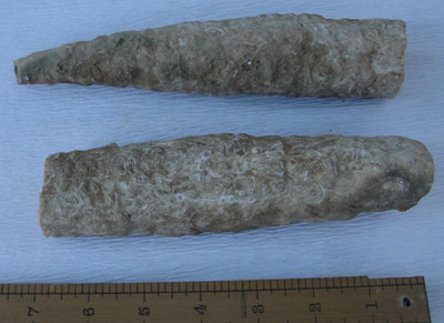 Paar natürliche Calcit Tropfstein Formationen - Höhlenmineral Proben - 1,04 kg