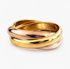 Cartier Trinity Ring Small Model 18ct Gold Size 47 – Full Set