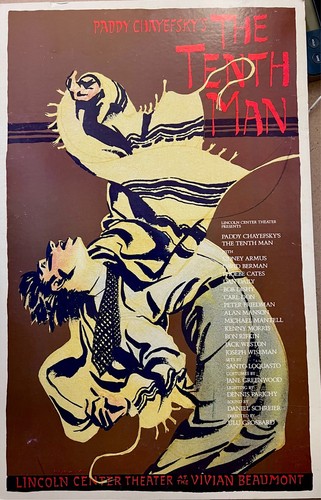 DER ZEHNTE MANN ORIGINAL FENSTERKARTE 22 X 14 JAMES MCMULLAN KUNST Lincoln Ctr RAR - Bild 4 von 4