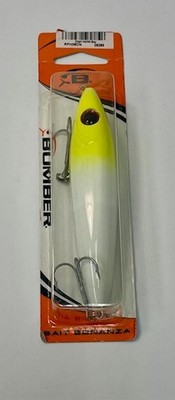 Bomber Bait Bonanza Lure 5  Topwater With Green Head & White Body RFH06CN