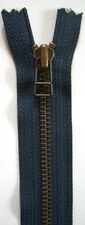 Classic Navy 6" Metal Closed End Zipper ZB-264n
