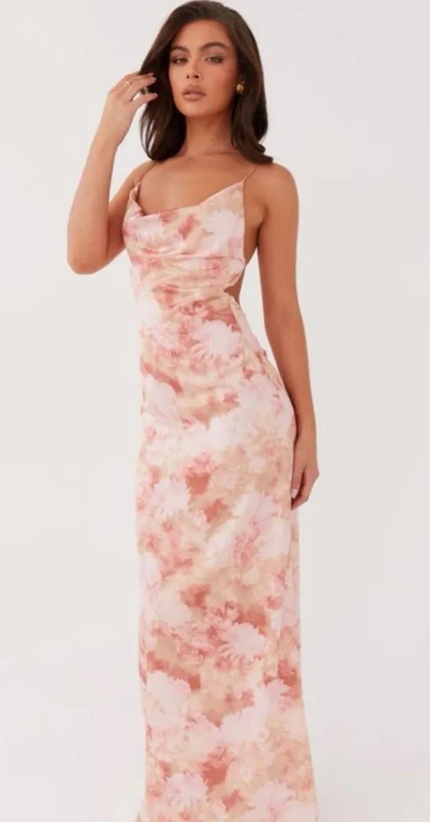 Peppermayo Spaghetti Strap Maxi Dress Size 0 New With Tags