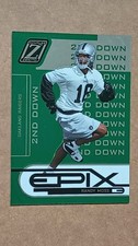 2005-ZENITH EPIX-RANDY MOSS GREEN 2ND DOWN PARALLEL-/100-RAIDERS