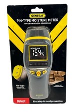 General Tools Pin Type Digital Moisture Meter Water Damage Mold Prevention