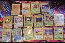 Set Completo 1° Edizione Giungla Comune 1999 Carte Pokémon Pikachu Cubone Eevee