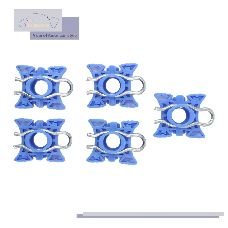 NUEVO 5 piezas clips de pivote deslizantes regulador de ventana para BMW 318i 318is 325 51321938884 Foto 4 de 4
